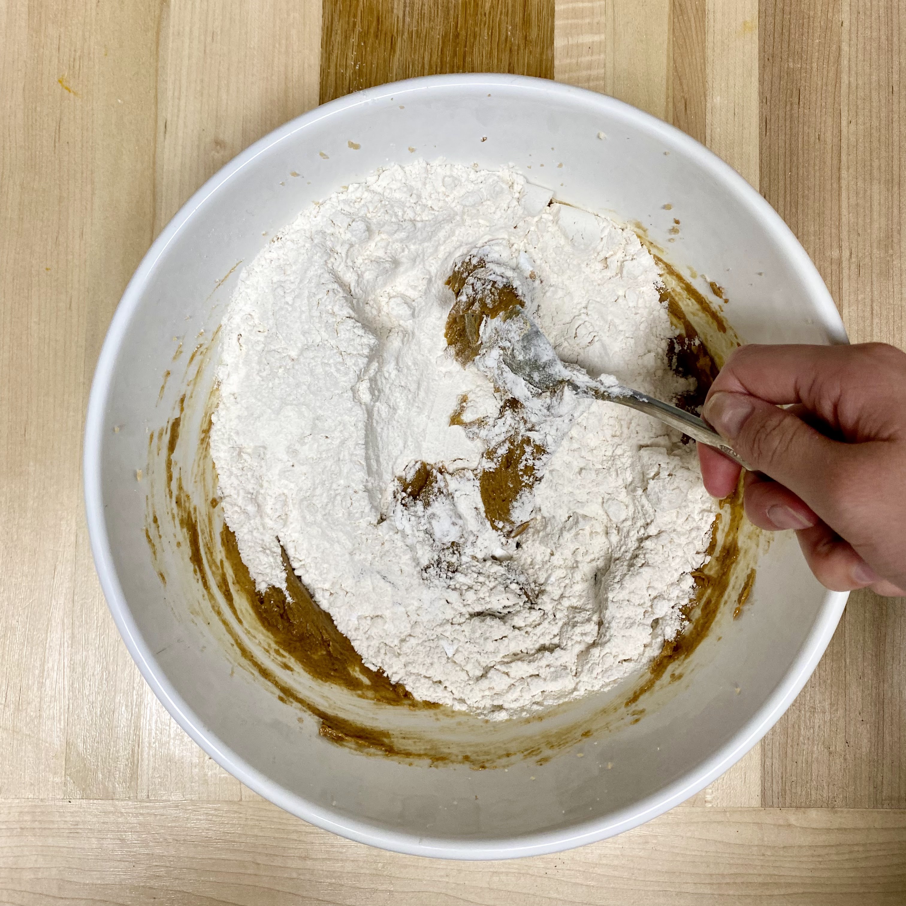 ginger cookies on pan