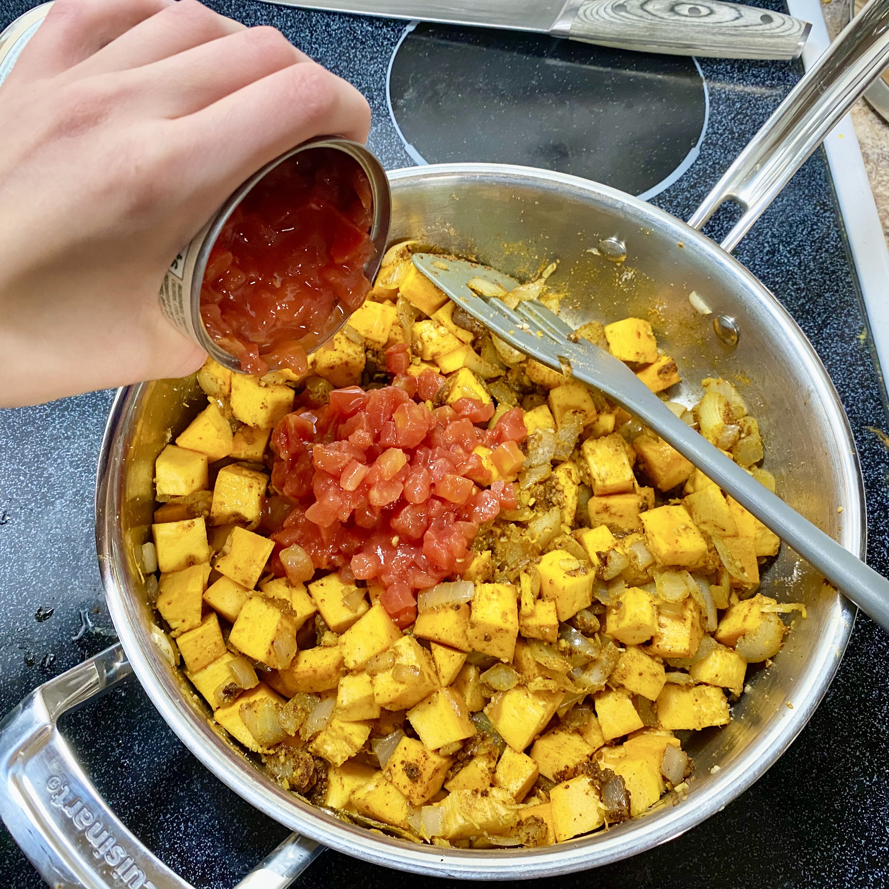 bowl of pumpkin curry