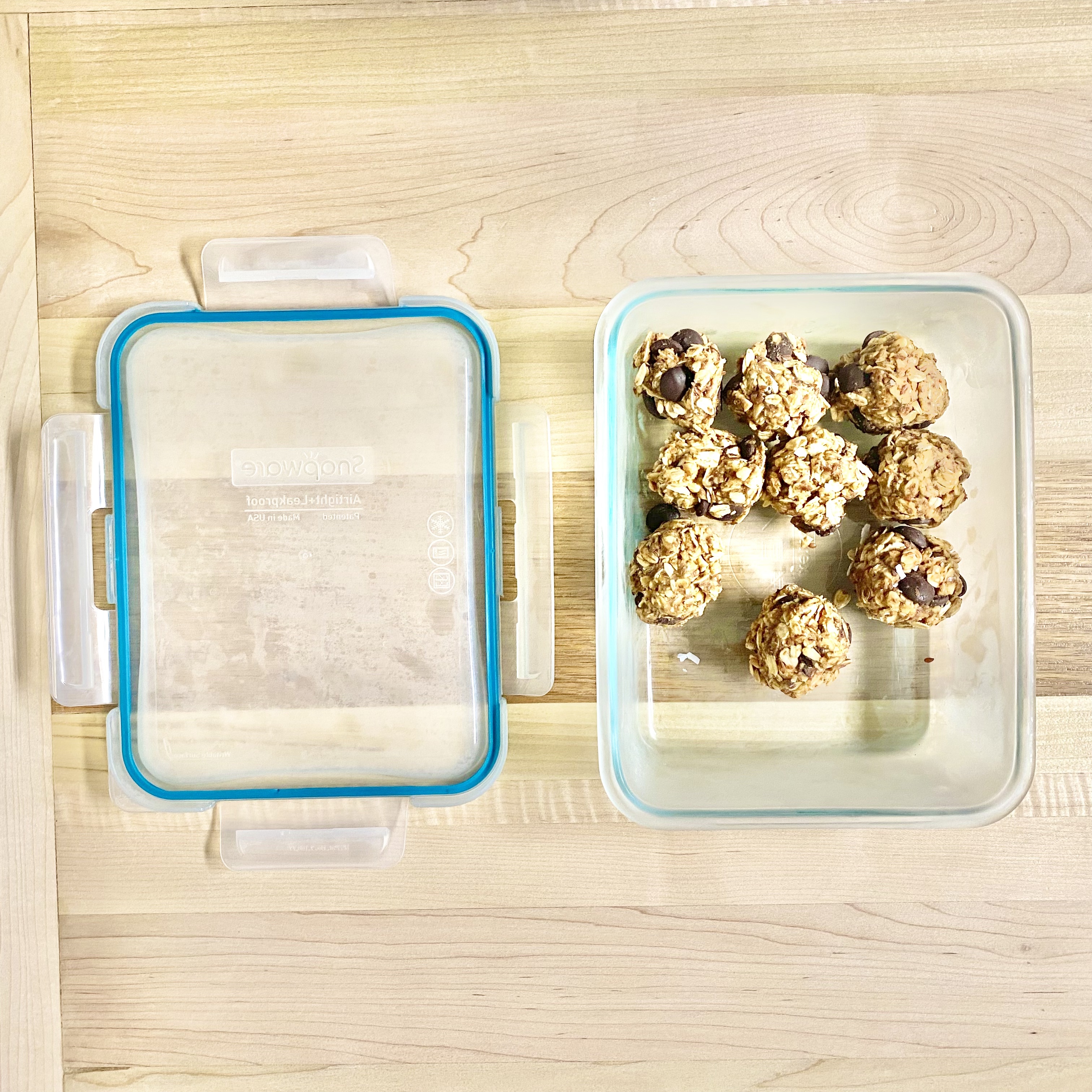 Peanut butter protein balls topped with coconut