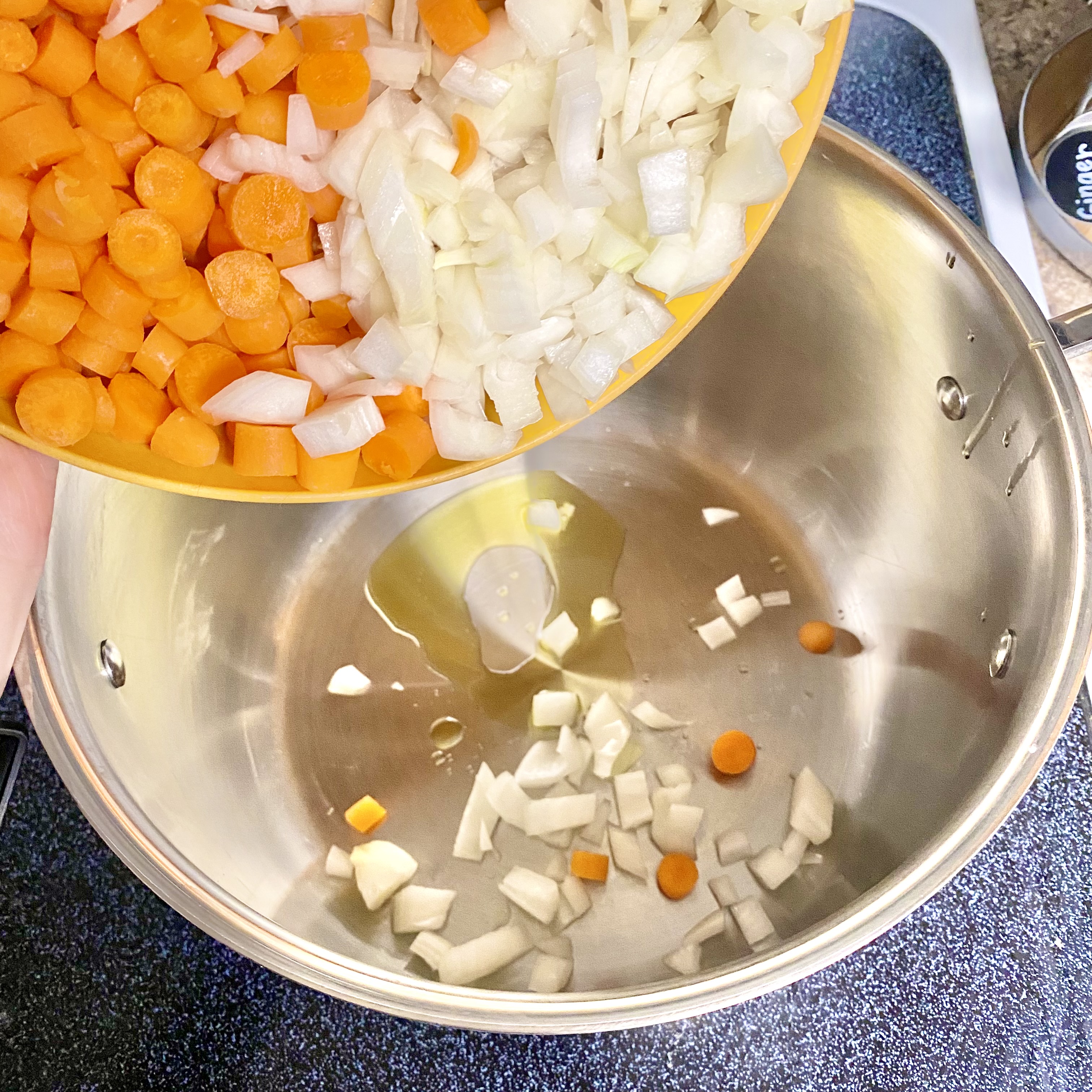 Hearty bowl of chicken gnocchi soup