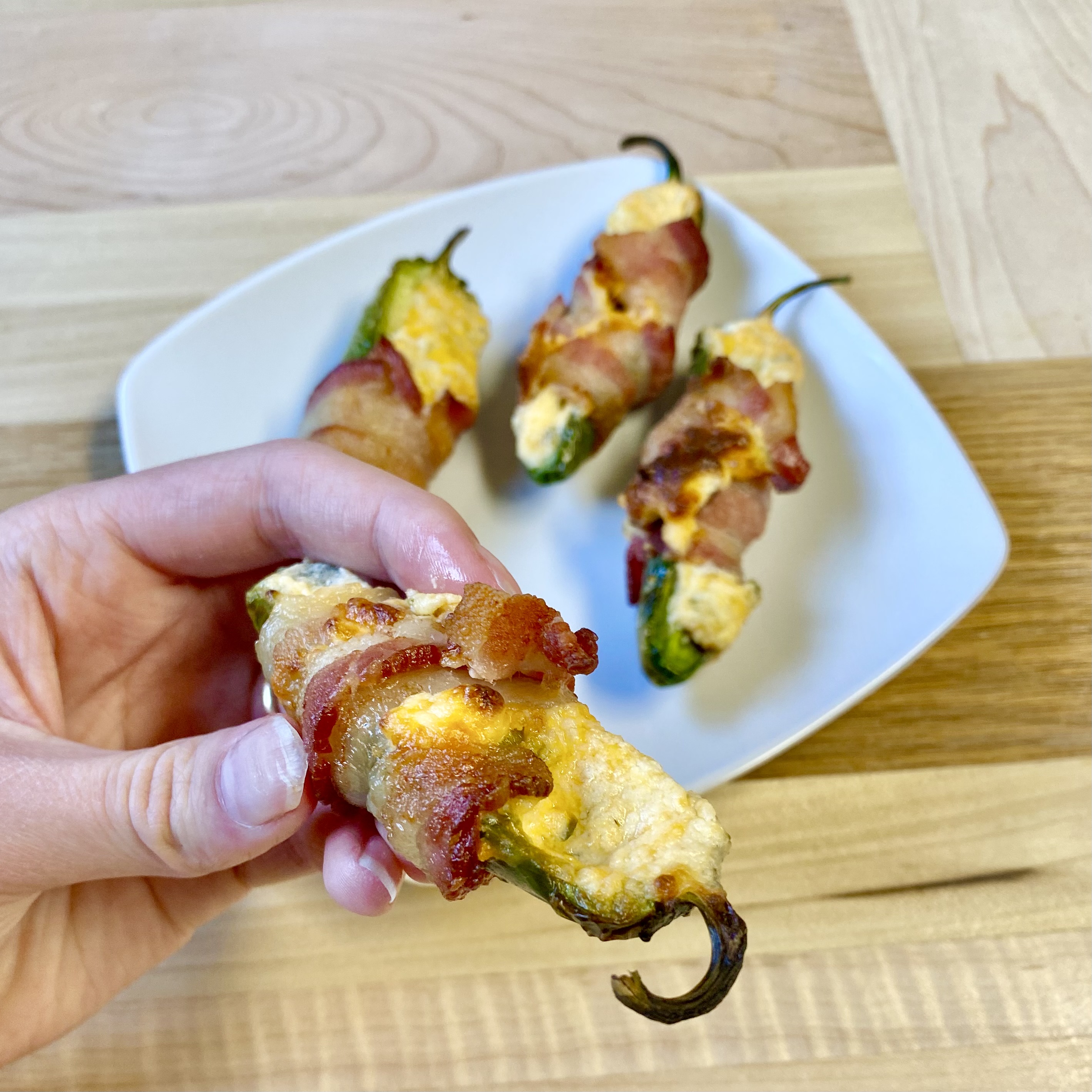 Bacon-Wrapped Jalapeño Poppers