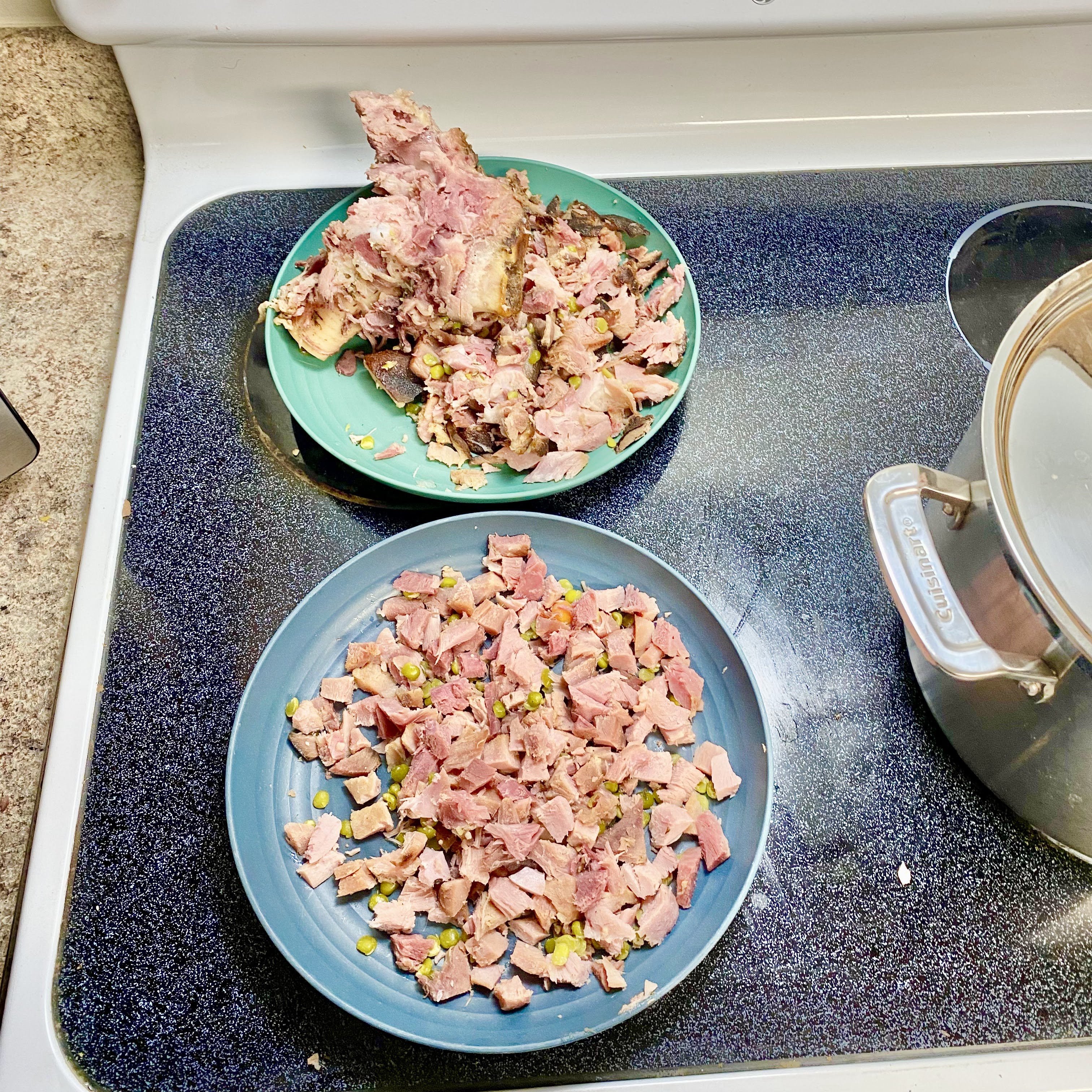 bowl of split pea soup