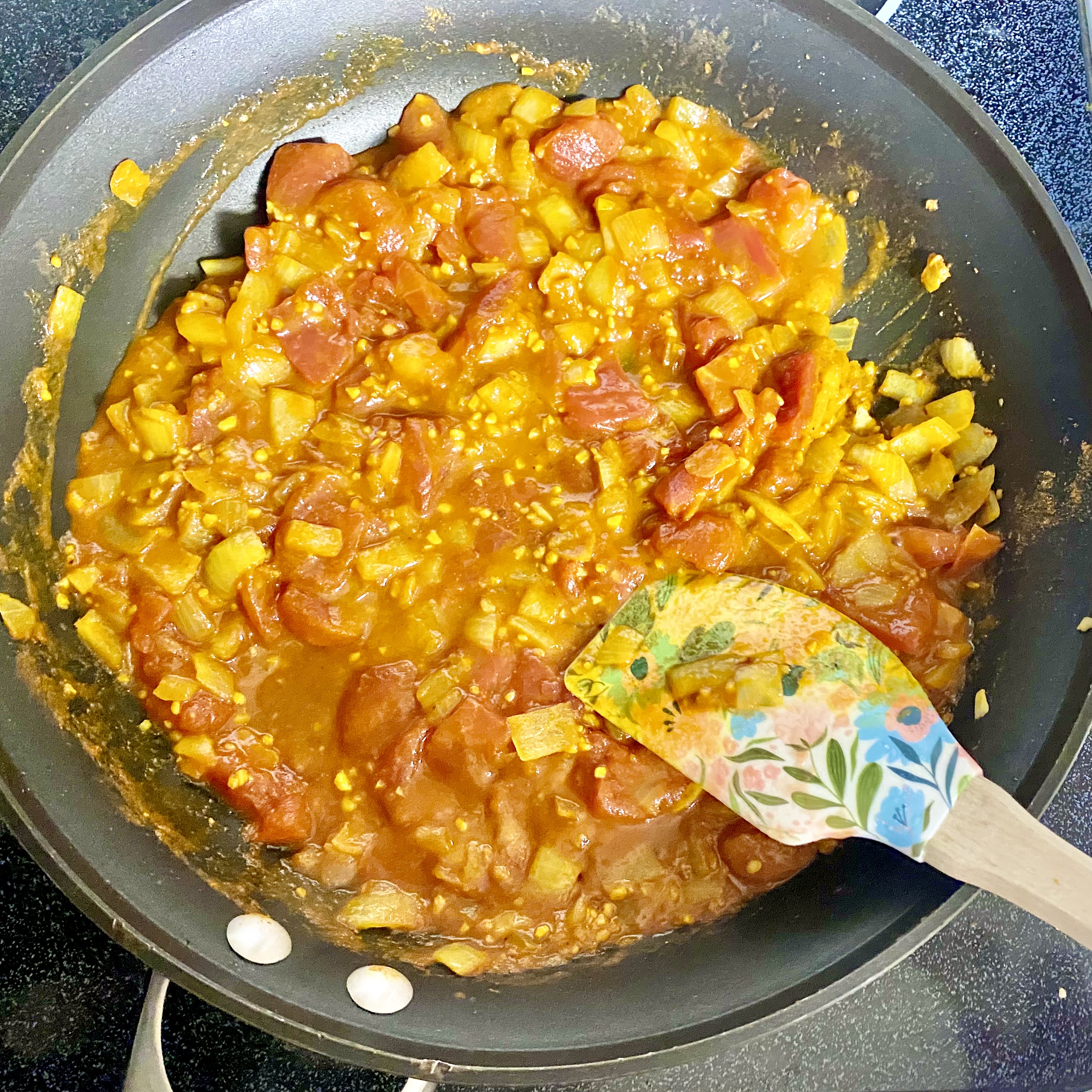 Red Lentil Curry with Ginger Chicken